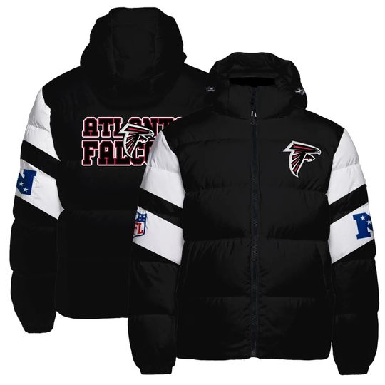 Atlanta Falcons Hooded Puffer Jacket, Game Day Jacket