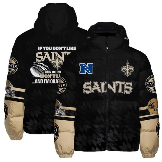 New Orleans Saints Puffer Jackets