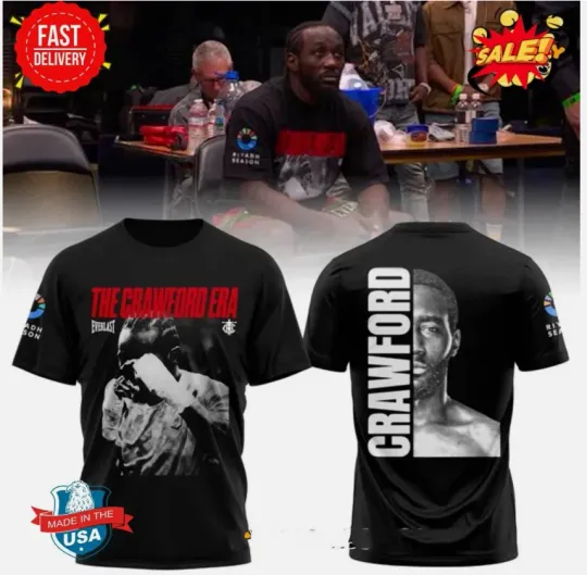 Discover Terence Crawfordd The Crawford Era 3D T-Shirt 2025