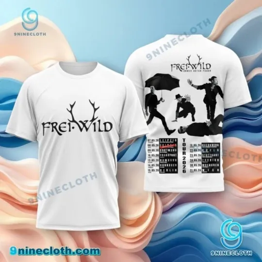 Discover Frei Wild Rock Festival Tour 2026 T-Shirt –  Band 3D T-Shirt