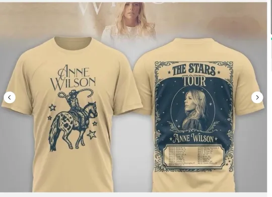 Discover Anne Wilson The Stars Tour 3D T-Shirt