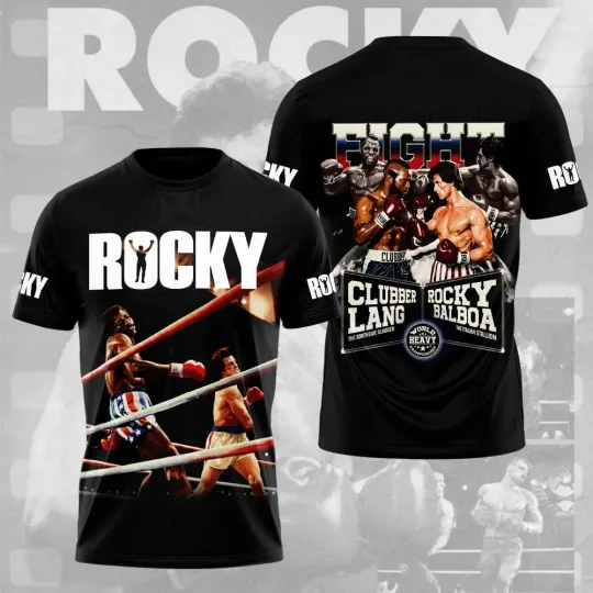 Discover Rocky 50th Anniversary 3D Shirt Fight Club