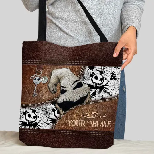 Personalized Oogie Boogie Tote Bag, The Nightmares Bag Lovers Gift