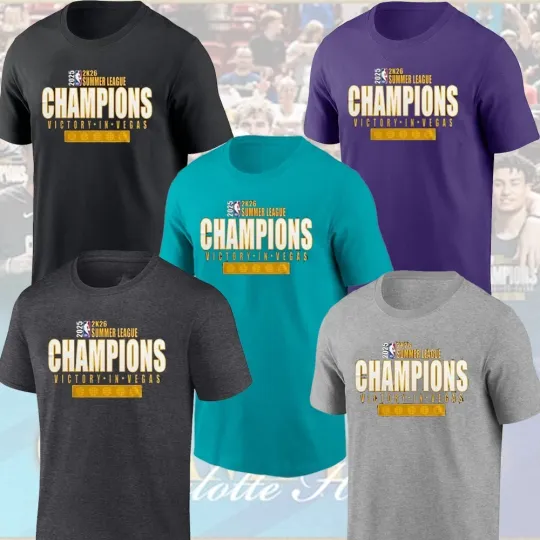 Discover Charlotte Hor.nets 2K26 Summer League Champions 2025 All Color FREESHIP For Fans