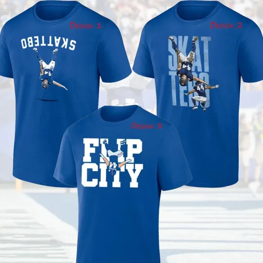 Discover HOT - Cam Skattebo New York Giants TD Flip City Backflip All Design For Fans