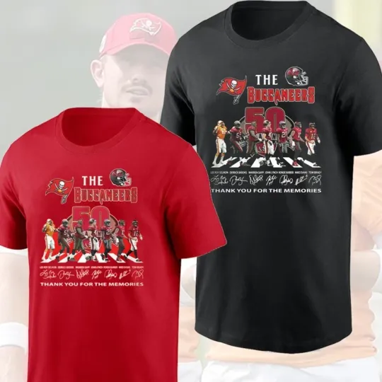 Discover Tampa Bay Bucca.neers 50th Thank You Walking Signatures 2025