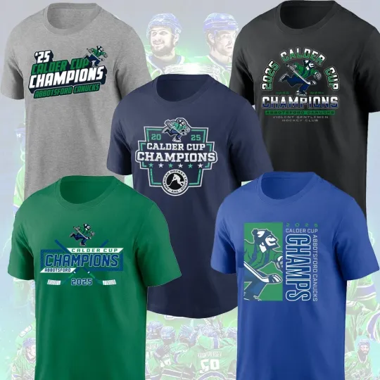 Discover FREESHIP - Abbotsford Canucks 2025 Calder Cup Champions One Side For Fans