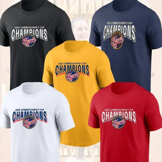 Discover Indiana Fever 2025 Women's National Basketball Commissioner's Cup Champions Fans