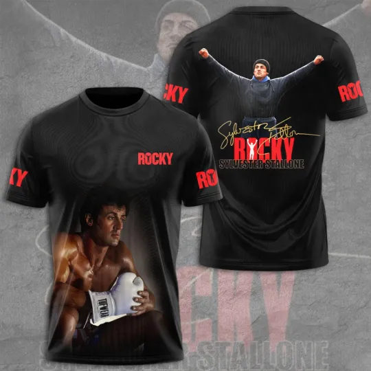 Discover Rocky Balboa 50th Anniversary 3D T-Shirt
