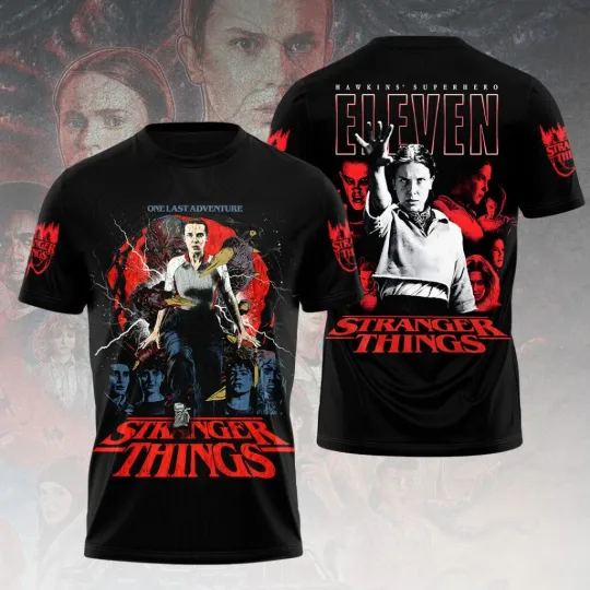 Discover 1Stranger 1Things 3D T-Shirt Eleven for Fans