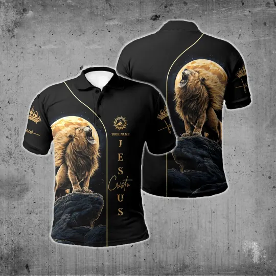 Discover Custom Jesus is my god Christian Polo Shirt for Men