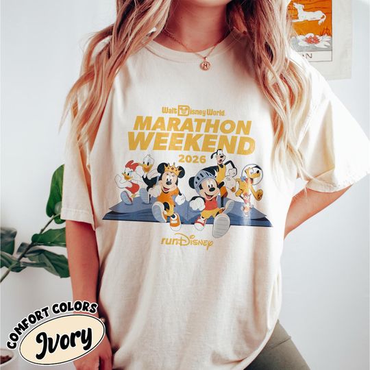Discover Disney Marathon Weekend 2026 Shirt, Run Disney 2026 Tee, Walt Disney World Running Shirt, Marathon Runner Disney Gift Shirt