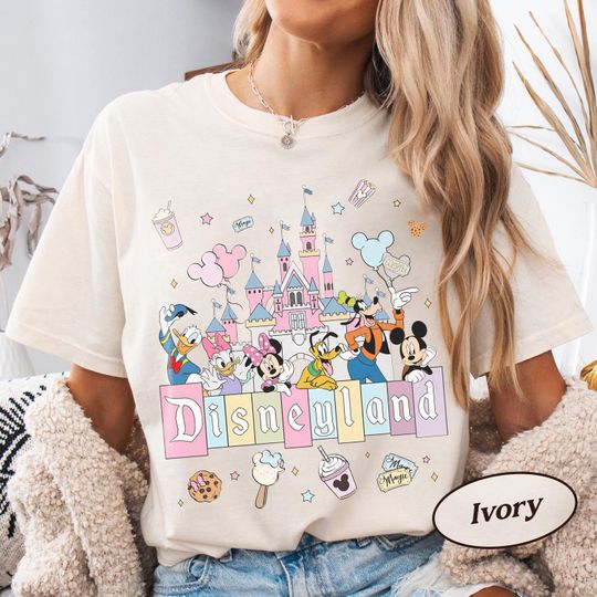 Discover Vintage Disneyland Magical Shirt, Disney Mickey & Friends Magical Castle Comfort Colors Shirts, Magical Castle 2026 Shirts