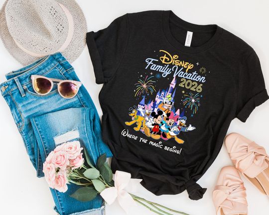 Discover Disney Family Vacation 2026, Disney Family Trip, Disney Matching Shirts, Family Vacation Shirt, Disney Vacation Shirt, Disneyland Sweatshirt