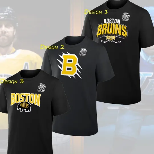 Boston Bruins 2026 Stadium Series Logo All Design For Fans S-5XL