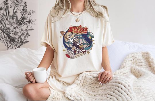 Discover Space Mountain Shirt, Magic Kingdom Shirt, Mouse And Friends Space Shirt, Disney Shirt, Vintage Disney Shirt, Vintage Space Mountain Shirt