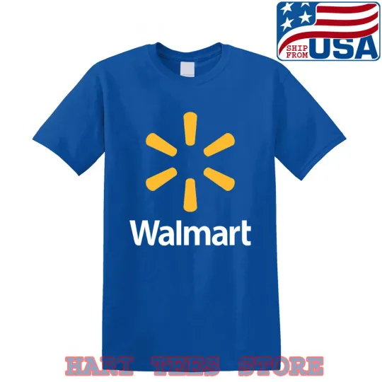 Walmart Store Men's Royal Blue T-Shirt