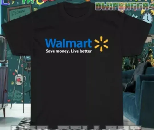 New Walmart Grocery Store Logo T-Shirt American Logo T-Shirt