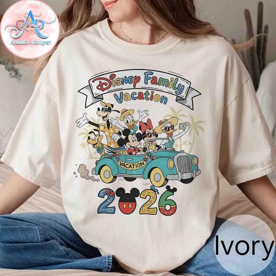 Discover Disney 2026 shirt, Disneyland Family Vacation 2026 Shirt, Custom Disney Family Shirt, Disney Family Trip Shirt, Disney Family