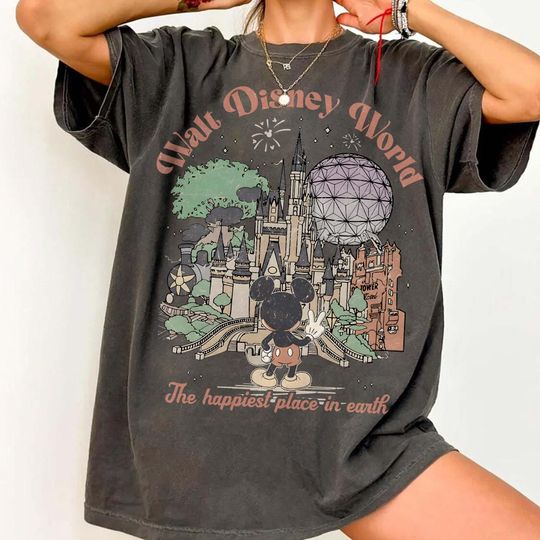 Discover Retro Mickey Disneyworld Shirt, Walt Disneyworld Shirt, Mickey And Friends Shirts, Disney 2026 Trip, Disneyworld Matching Tee