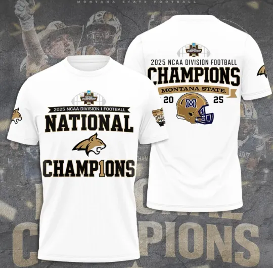 Discover Moontana State Bob1Cat Football 3D T-Shirt