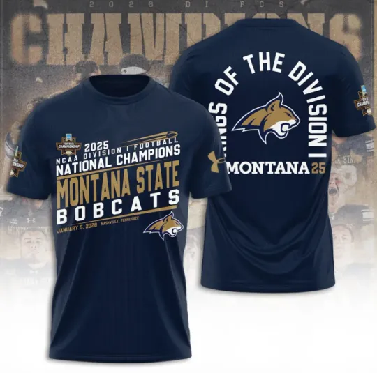 Discover Montanaa Statee Bobcaat Unisex 3D T-Shirt