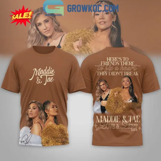 Discover Maddie & Tae Love And Light Tour 3D T-Shirt