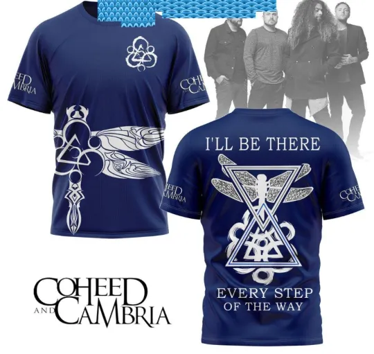 Discover Coheed And Cambria Ill Be There Every Step Of The Way 3D T-Shirt