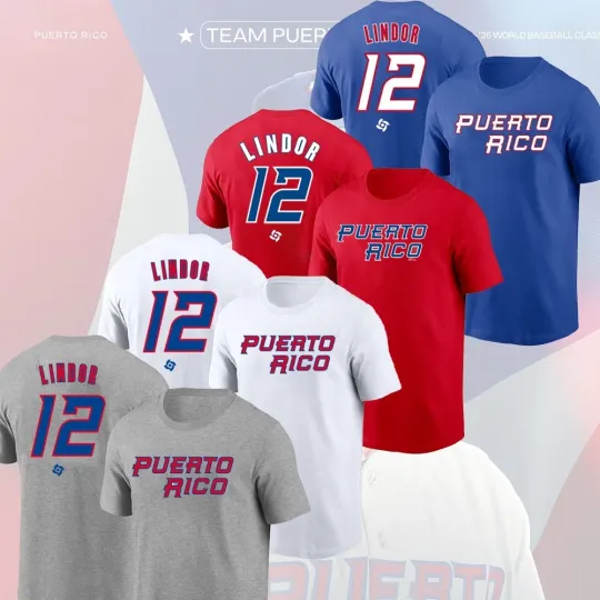 Discover Francisco Lindor #12 World Baseball Classic 2026 Puerto Rico Team For Fans