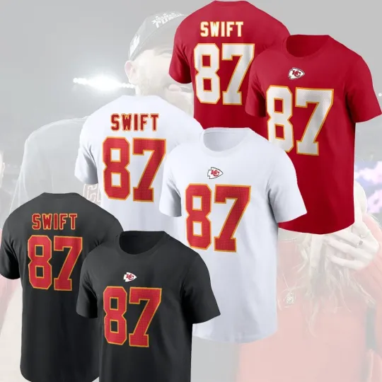 Discover Swift Kelce #87 Kansas City Football 2025 Player Name & Number For Fans