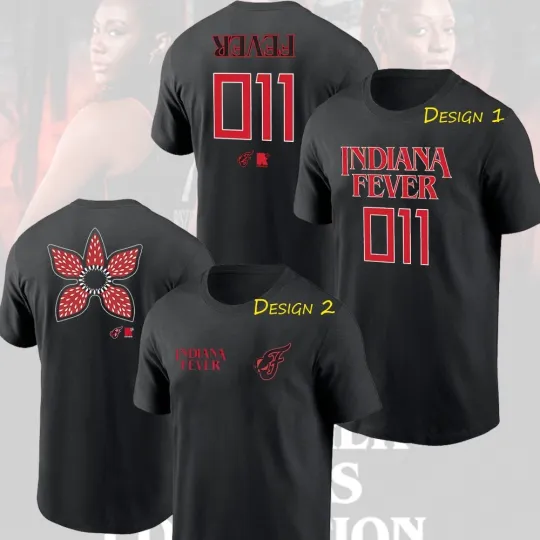 Discover Indiana Fever Unisex Stranger Things 2025 Both Side S-5XL For Fans