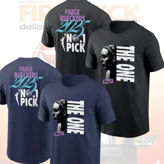 Discover Paige Bueckers #5 Dallas Wings 2025 Women's National Basketball The One