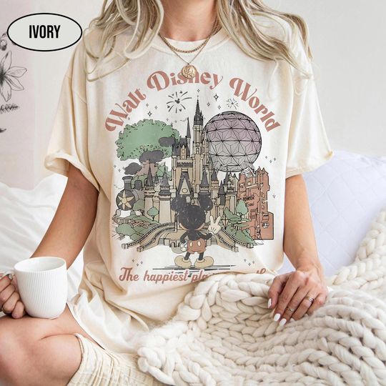 Discover Retro Mickey Disneyworld Comfort Colors Shirt, Walt Disneyworld Shirt, Mickey And Friends Shirts, Disney 2026 Trip, Disneyworld Matching Tee