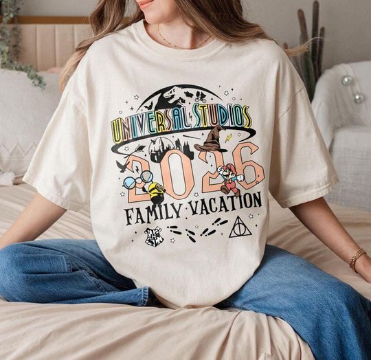Discover Vintage Disney Universal Studios 2026 Shirt, Universal Studios Trip Shirt, Disney Family Vacation, Universal Orlando Shirt, Disney Girl Trip