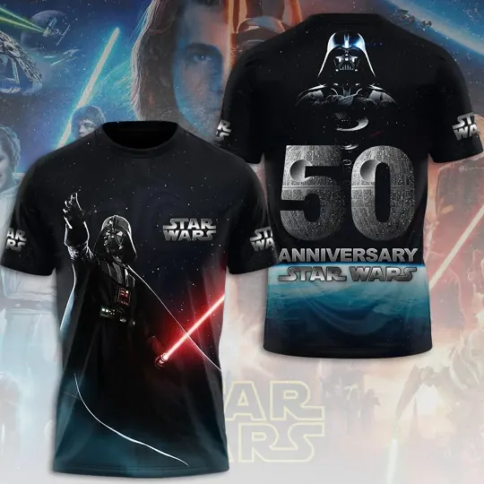 Discover Star Wars 50th Anniversary A New Hope T-shirt All Over Print