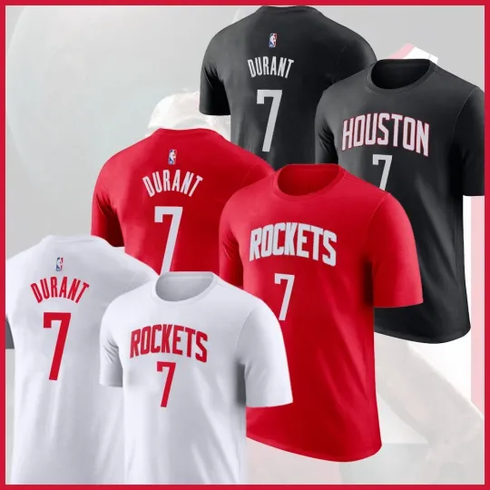 Discover HOT - Kevin Durant #7 Houston Roc.kets 2025 Player Name & Number Gift For Fans