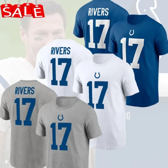 Discover Welcome Philip Rivers #17 Indianapolis Colts 2025 Player Trading Name & Number