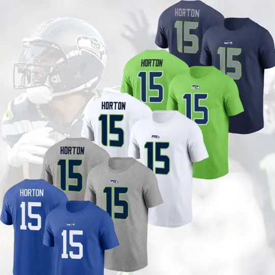 Discover Tory Horton #15 Seattle Football 2025 Player Name & Number For Fans