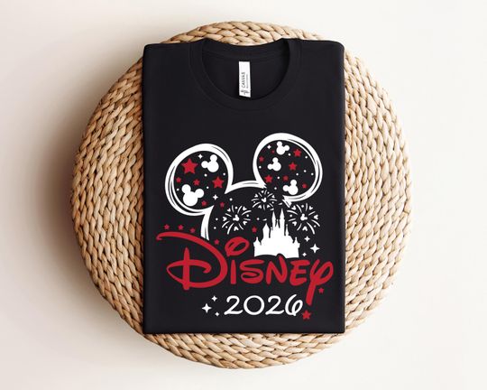 Discover Disney 2026 Shirt, Disneyland Castle 2026 Tshirt, Disney World Tee, Disney 2026 Trip Top, Disney Family Matching Apparel, Disney Squad Shirt