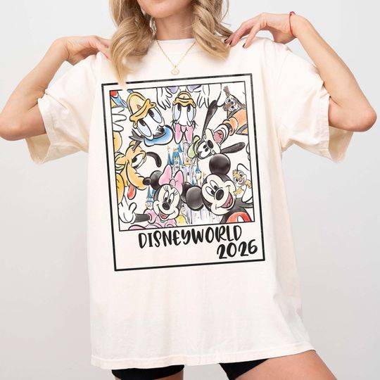Discover Retro Disneyworld 2026 Shirt, Retro Walt Disney World Shirt, Disneyworld Matching Shirt, Disney Vacation Matching Shirt, Disney Castle 2026