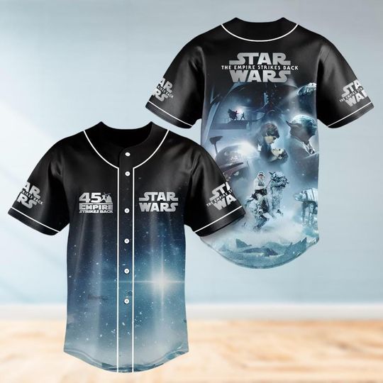 Discover Star Wars The Empire Strikes Back Baseball Jersey, Disney Movie Baseball Shirt, Galaxy Edge Shirt For Men Women, Star Wars Fans Gifts