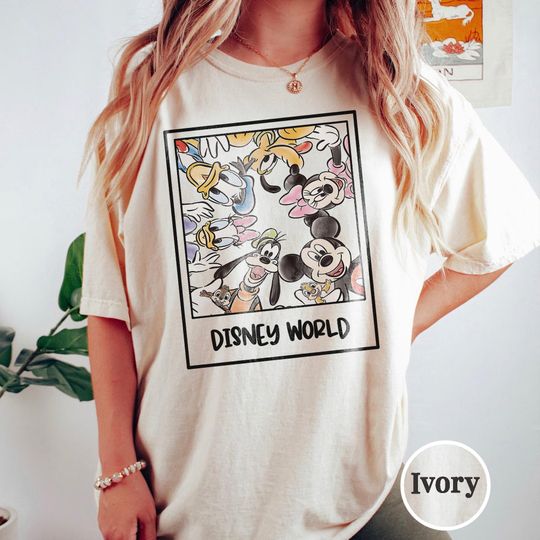 Discover Retro Disneyworld Shirt, Retro Walt Disney 2026 Shirt, Disneyworld Matching Shirt, Disney Vacation Matching Shirt, Mickey And Friends Shirt