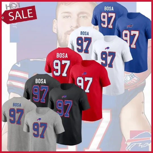 Discover Welcome Joey Bosa #97 to Buffalo Bill 2025 Player Name & Number Fan Gift