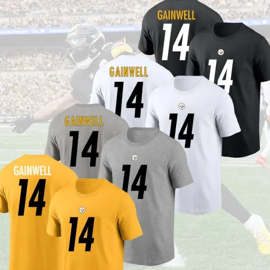 Discover Kenneth Gainwell #14 Pittsburgh Football 2025 Player Name & Number S-5XL