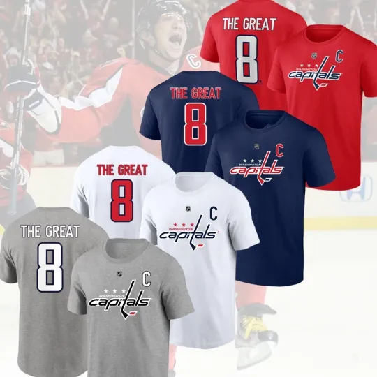 Discover Alexander Ovechkin #8 Washington Capitals All-Time Leading Goal Scorer Gift Fans