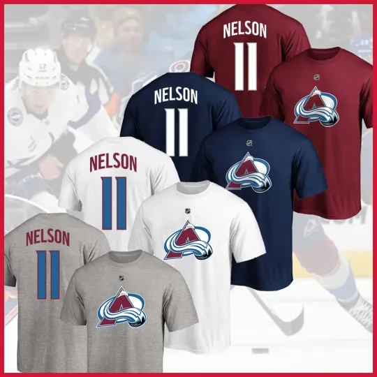 Discover Brock Nelson #11 Colorado Player Name & Number Gift For Fan