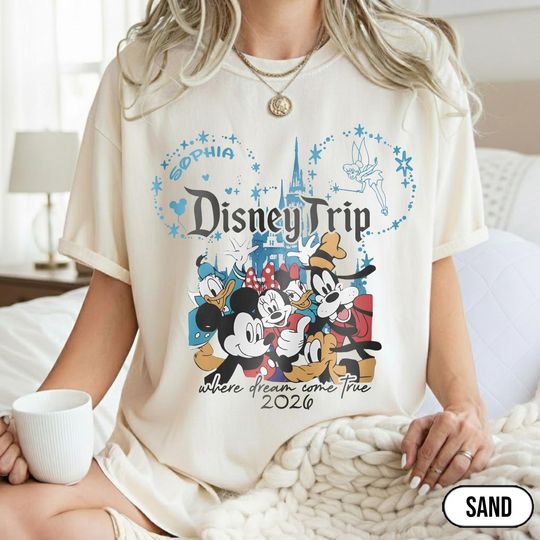 Discover Custom Disney Trip 2026 Shirt, Disneyworld Shirt 2026, Disneyland 2026 Shirts, Family Vacation Disneyworld, Disneyland Matching Family Shirt