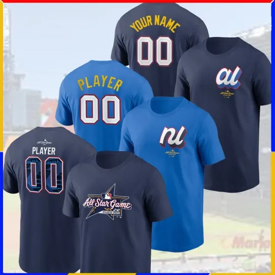 Discover Personalized American League, National League 2025 All-Star Game Name & Number