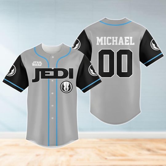 Discover Custom Jedi Skywalker Baseball Jersey, Disney Star Wars Baseball Shirt, Jedi Skywalker Basketball Jersey, Galaxy's Edge Shirt Gifts