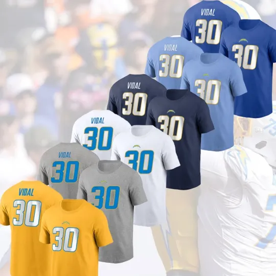 Discover Kimani Vidal #30 Los Angeles Football 2025 Player Name & Number For Fans